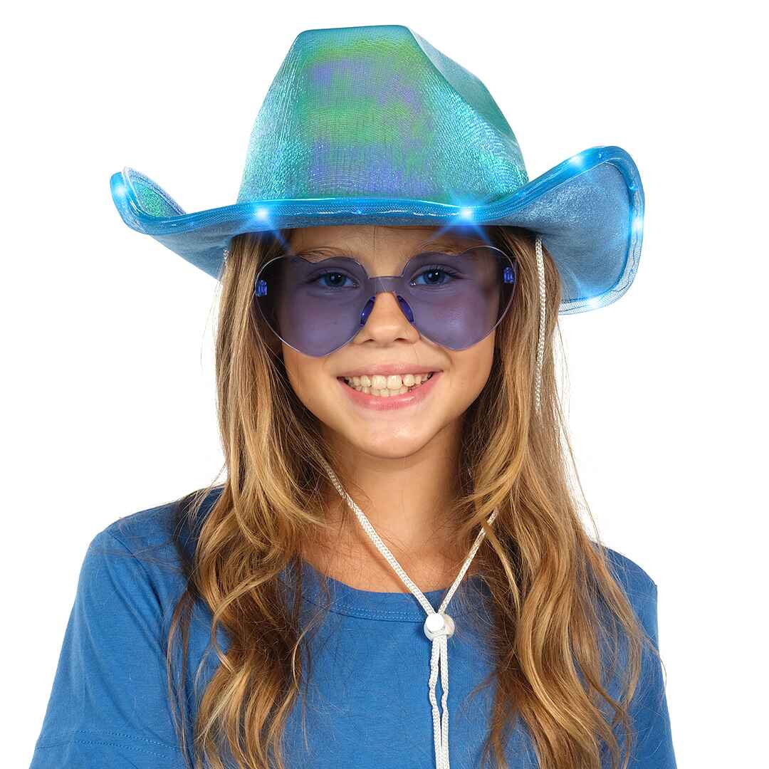 somberos cowairls cowgirls blinky flashing rave angels shiny props