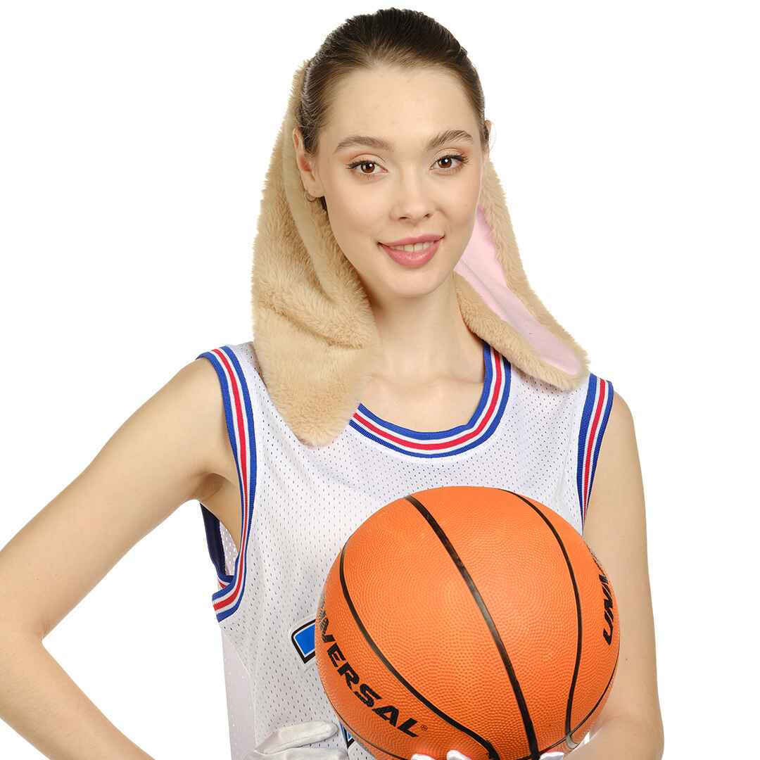 space jam lola hair clip furry tail bowtie funny conejitas