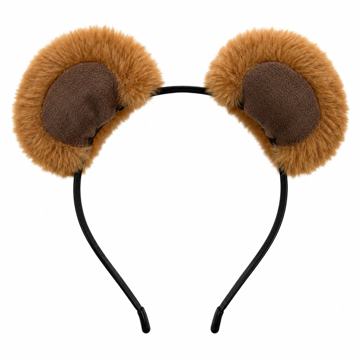 Brown Bear Ears Headband with Thin Band