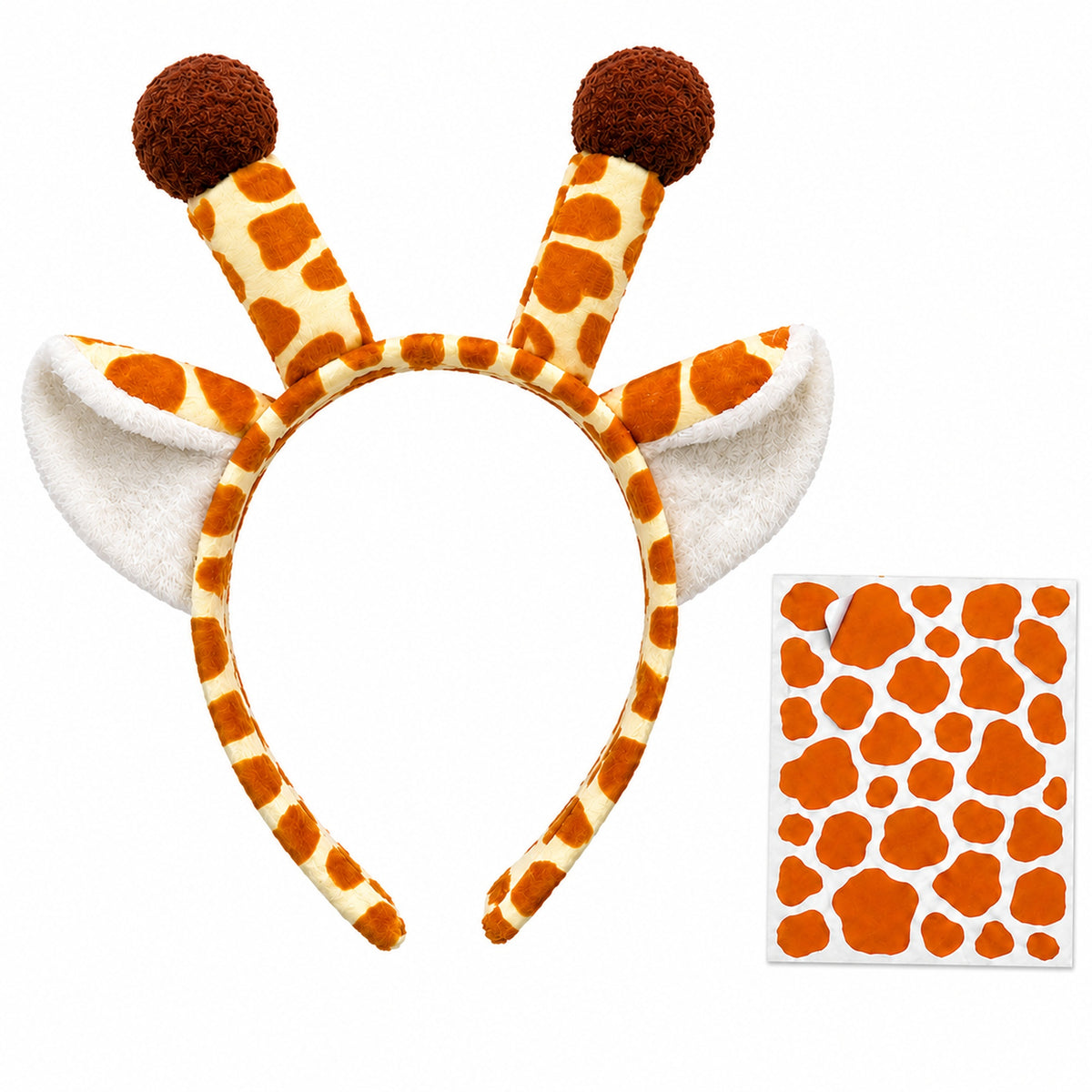 Giraffe Ears Headband & Spot Sheet