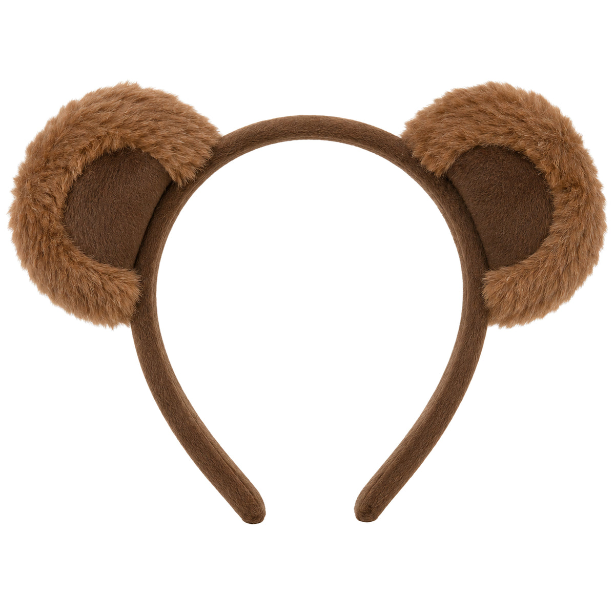 Plush Brown Bear Ears Headband