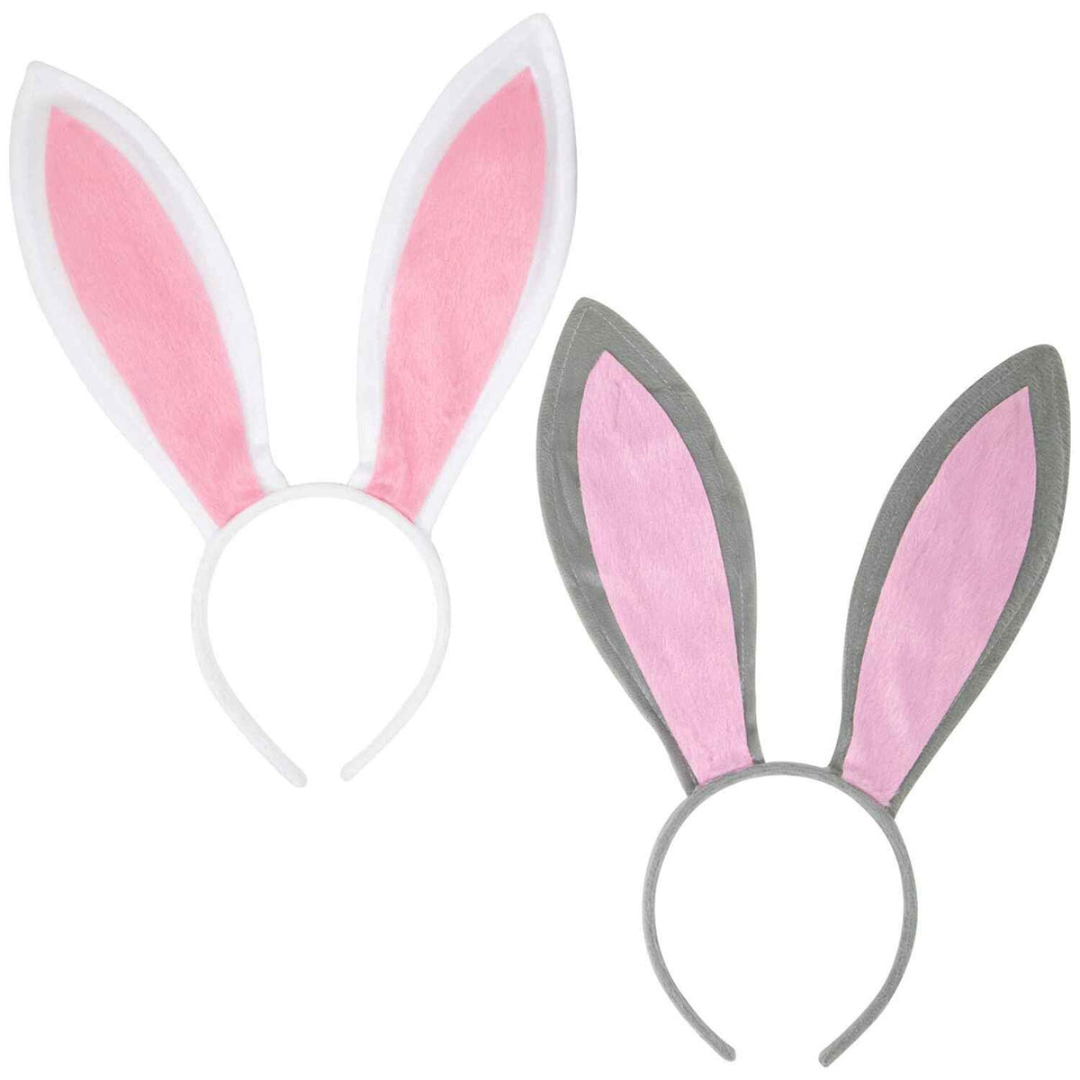 Funcredible Bunny Ears Headband - Plush Easter Rabbit Ears