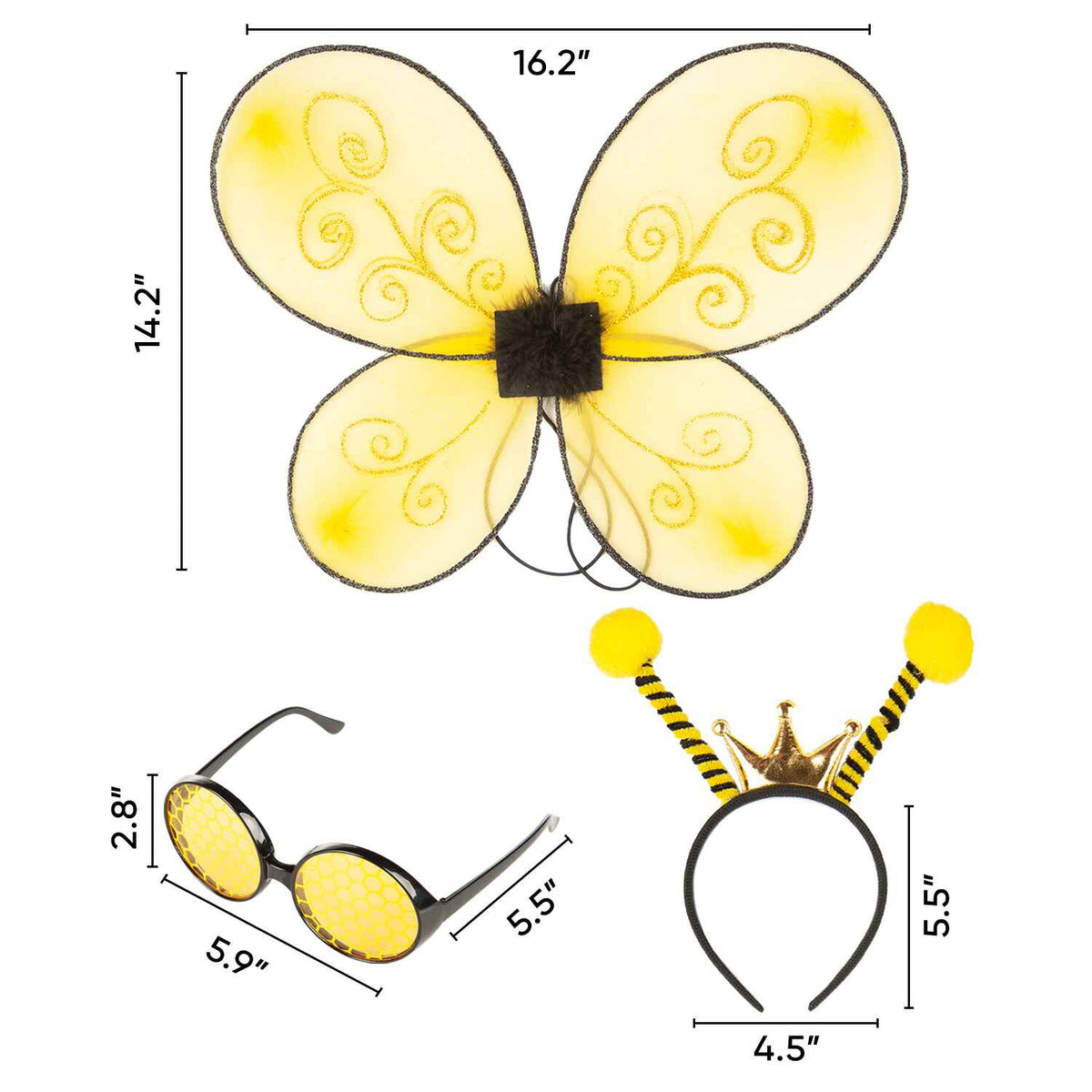 adult bee wings bulk bee ears abeja disfraz