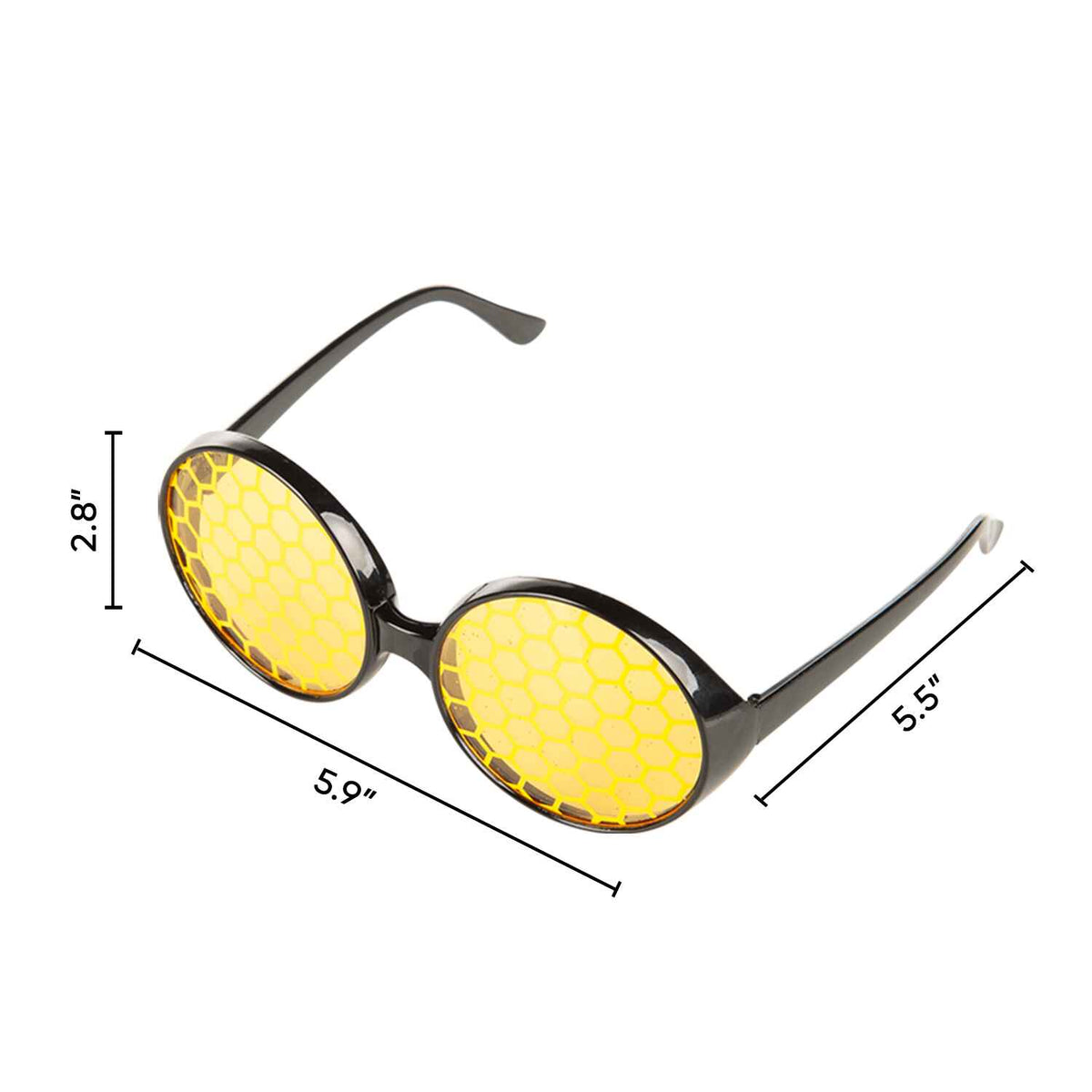 Yellow and Black Google for Party