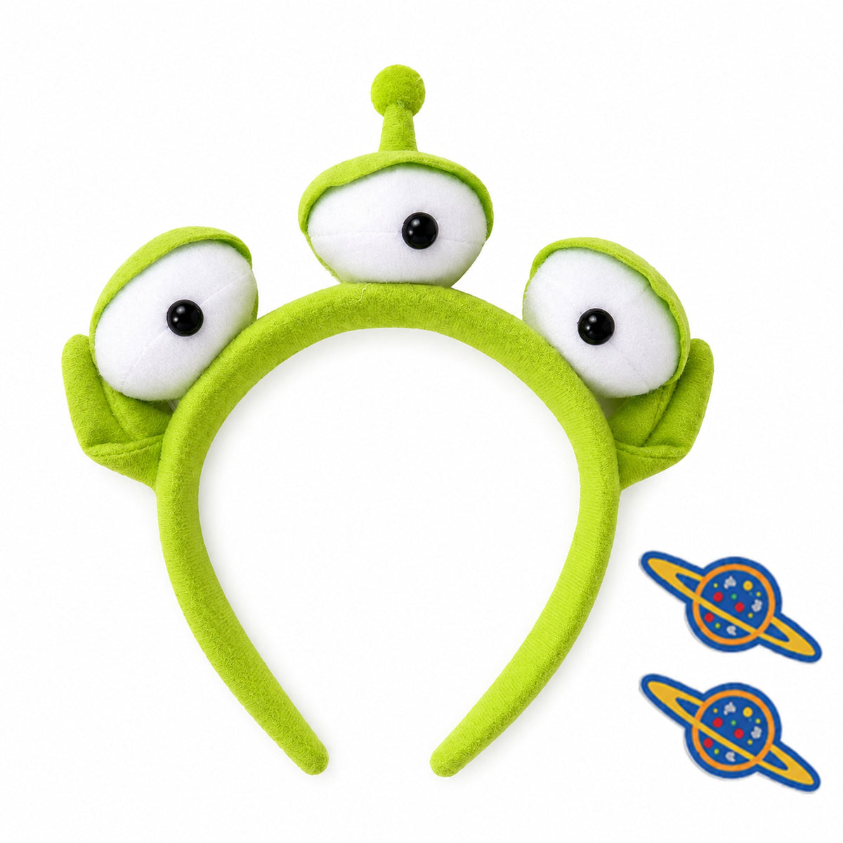 Three-Eyed Alien Headband & Planet Stickers