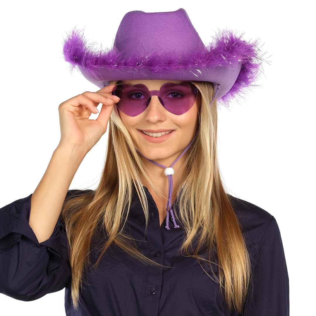 women’s cowgirl hat with feathers cow girl halloween dark fluffy cowgirl hat cowgirl hat with feathers