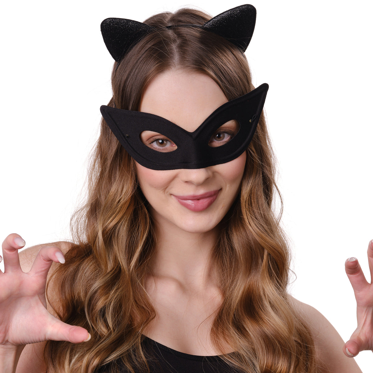 Cat Ear Headband with Cat Mask - FUNCREDIBLE