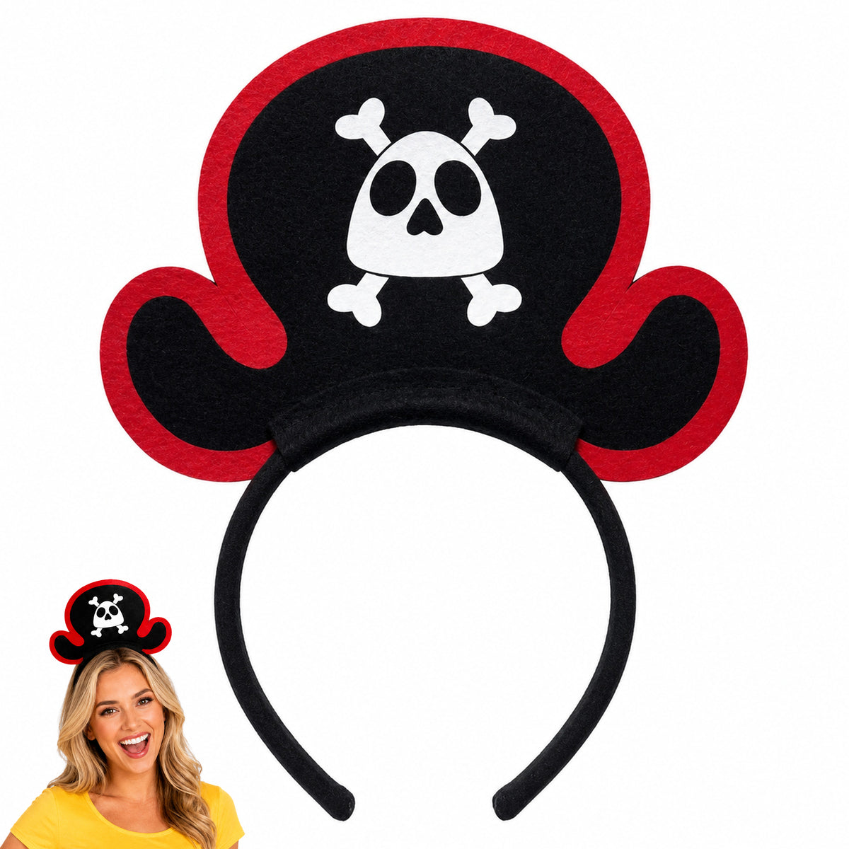 Mini Pirate Hat Headband
