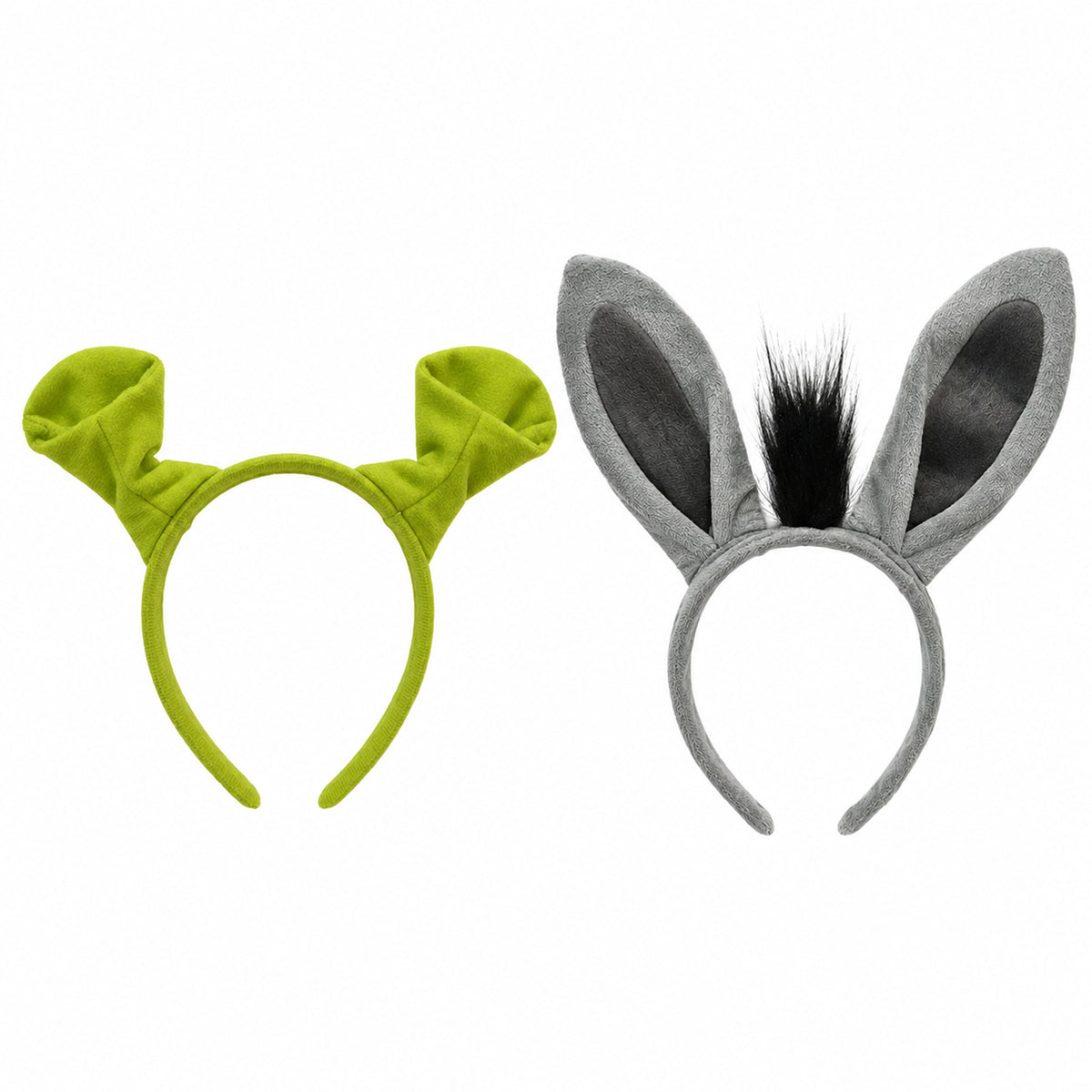Ogre & Donkey Ears Headband Costume Set