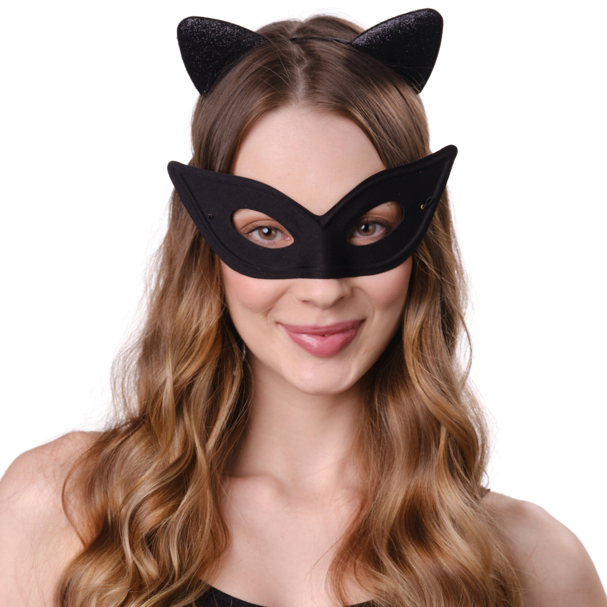 Cat Ear Headband with Cat Mask - FUNCREDIBLE